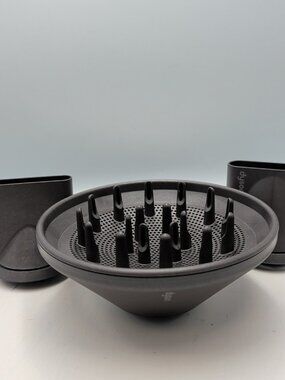 DYSON Supersonic 3 Diffuser Attachments Hair Dryer Accessories, Grey Used